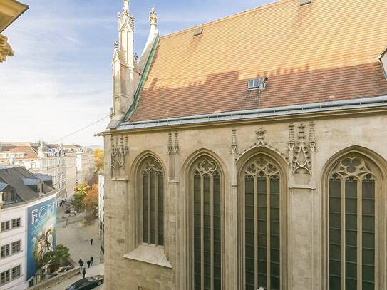 Passauer Platz - bis 28.02.2026 befristet vermietete Altbauwohnung mit Blick auf die Kirche