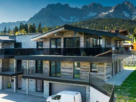 Eingerichtetes Luxus-Chalet in Going bei Kitzbühel, am Bergmassiv des Wilden Kaiser