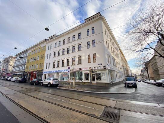 Unbefristet vermietetes Geschäftslokal in revitalisiertem Zinshaus an der Hütteldorferstrasse zu verkaufen!