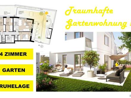 PROVISIONSFREI | Wohnen im Villenviertel | 4 Zimmer Wohnung mit Eigengarten & Terrasse (EG) | Hochstraße | Fertigstellu…