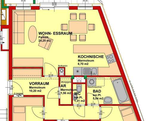 geförderte Gartenwohnung mit Kaufoption