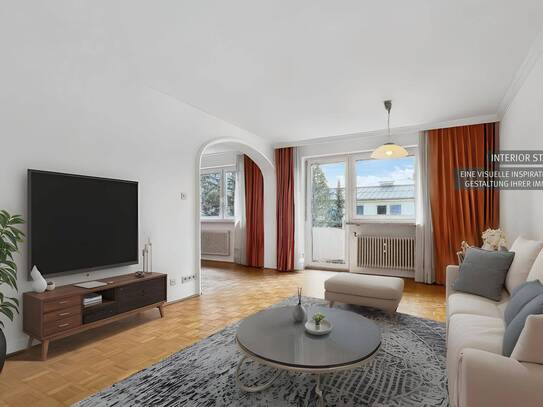 3-Zimmer-Wohnung in Nonntal: Ruhige Lage, Balkon mit Festungsblick – Perfekt für Familien & Paare!