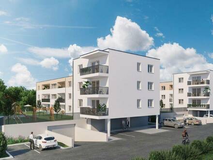 Neubau Obergeschoßwohnung in Vorchdorf zu kaufen: 3 Zimmer, Tiefgarage, Balkon, schlüsselfertig!