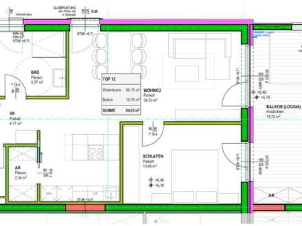 Exklusive Wohnung mit großzügigem Balkon zu vermieten