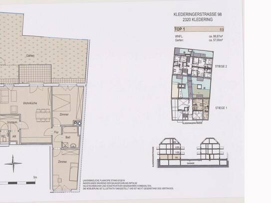 3 Zimmer in ruhiger Innenhoflage mit großem Garten, Terrasse, Erdwärme uvm