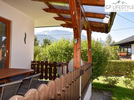 Ruhige Gartenwohnung mit Charme für Kurzzeitmiete mit Bergblick