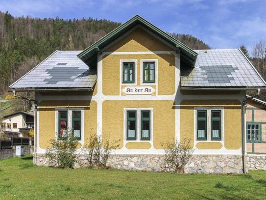 Romantisches Jugendstilhaus "An der Au" mit großem Garten in traumhafter Lage im Mariazellerland