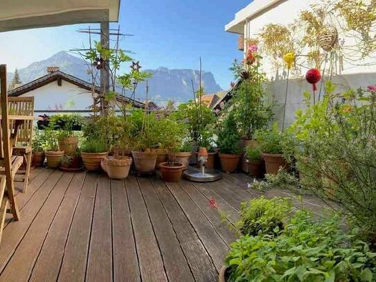 Sehr helle Maisonettewohnung mit Blick auf den Staufen