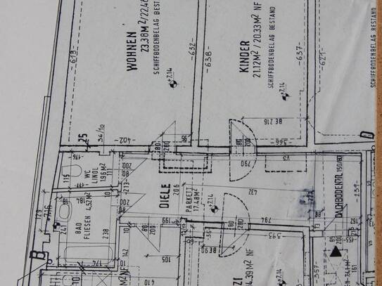 Lichtdurchflutete 3 Zimmer Wohnung, alle getrennt von einander begehbar. 102,5m² um 950€ inkl. BK und Steuer