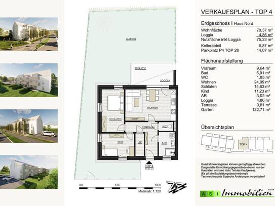 GRÜNE ALLEE GALLNEUKIRCHEN - 2 und 3-Zimmer Wohnungen, 55-70m² NEUBAU ERSTBEZUG