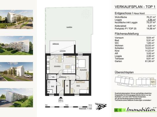 GRÜNE ALLEE GALLNEUKIRCHEN - 2 und 3-Zimmer Wohnungen, 55-70m² NEUBAU ERSTBEZUG