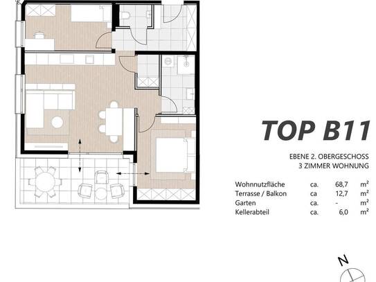 DAS DREIKANT "Haus B" Top 11 neu