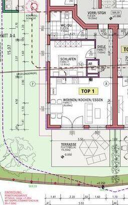 ERGESCHOSSWOHNUNG in TOP LAGE - NEUBAU