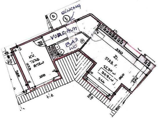 PROVISIONSFREI, sehr ruhig, Grünblick, Wohn-Schlafzimmer und Wohnküche