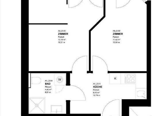 Provisionsfreie Neuwertige 2-Zimmer-Erdgeschosswohnung mit Terrasse und Garten und Einbauküche in Innsbruck