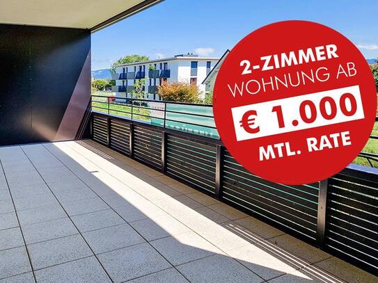 Mit Wohnbauförderung: 2-Zimmer Terrassenwohnung (Bezugsbereit)