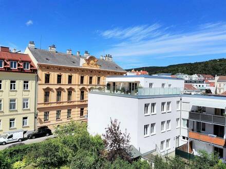 Zentrumsnahe Mietwohnung mit Tiefgaragenplatz und Blick über Baden