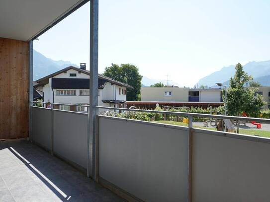 Schöne 2 Zimmer-Terrassenwohnung in sonniger, zentraler Lage von Bludesch