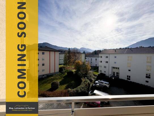 COMING SOON! Traumhaft ausgerichtete 2 – Zimmer Wohnung mit großzügiger Loggia in zentraler Lage in Bad Ischl