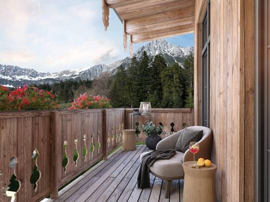 Abendstunden am Wilden Kaiser: 2-Zimmer-Apartment mit Balkon in Ellmau - Top 16