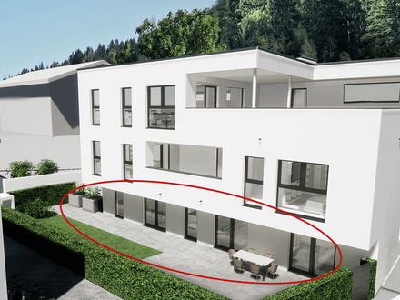 3-Zimmer Gartenwohnung mit Pool über den Dächern von Bad Häring