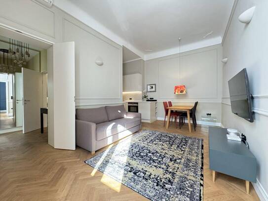 Exclusive 2-Zimmer Wohnung im Jugendstil / hochwertige Ausstattung und modernisiert / Schwedenplatz