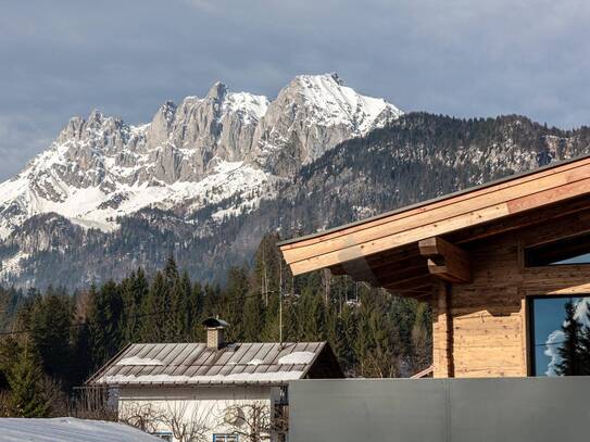 Neubau-Chalet in sonniger Ruhelage mit Kaiser-& Hornblick