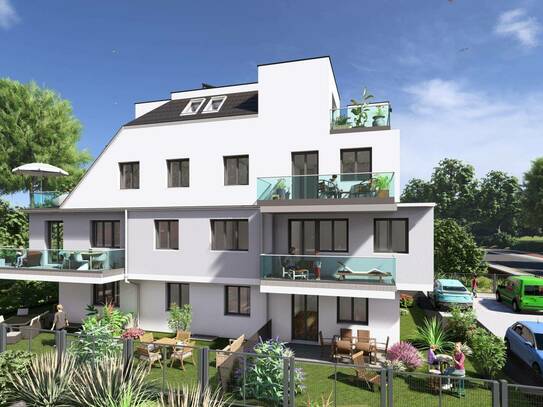 Herrliche Eigentumswohnung mit 3-Zimmer und Balkon - 1.DG - Provisionsfrei - Ziegelmassivbau - Schlüsselfertig