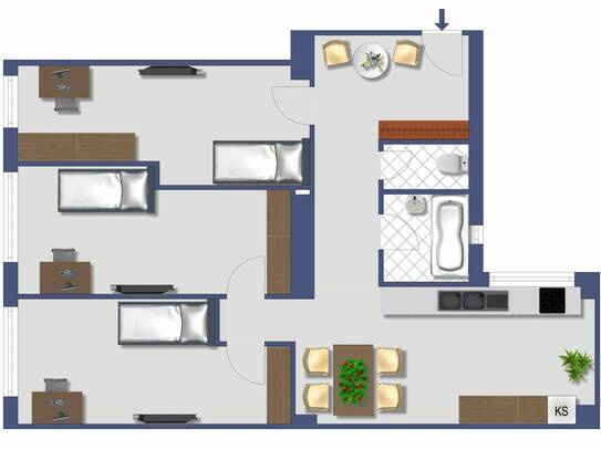 Familien- oder WG - Wohnung, nahe der U1 Station Reumannplatz!