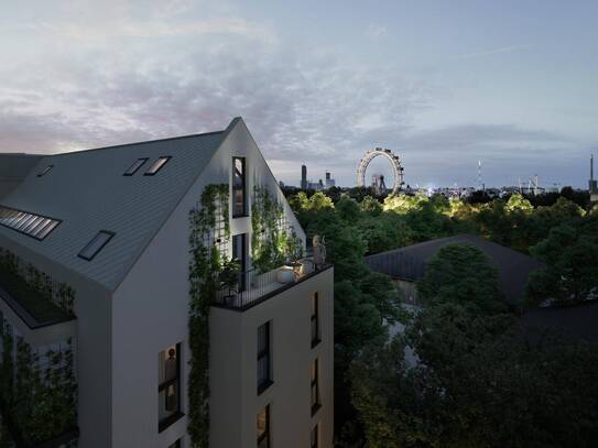 Traumhafte Dachgeschosswohnung | 3 Zimmer | wunderbarem Blick auf das Riesenrad - JOSEPHINE -