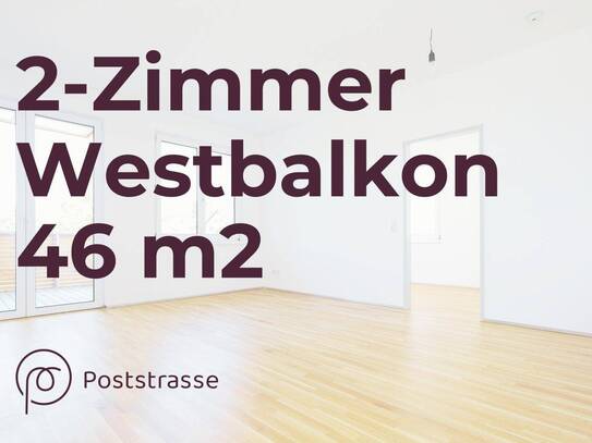 Westseitige 2-Zimmer-Wohnung im Zentrum von Hard - Erstbezug!