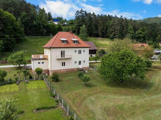 Südkärnten: Sonnige Landwirtschaft mit Wohn- & historischem Bauernhaus