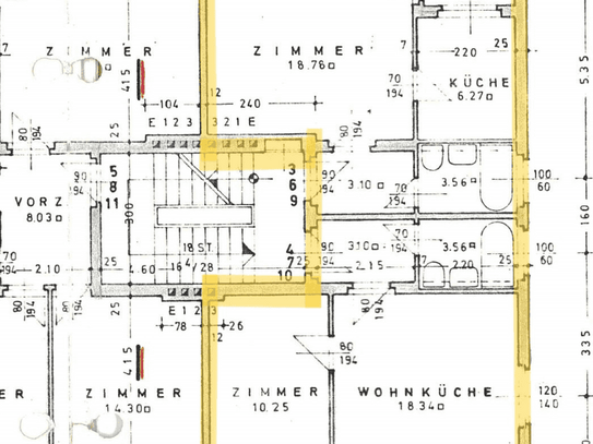 70,80 m² große Wohnung beim Bahnhof Neunkirchen