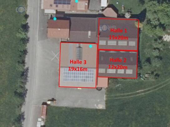 Teilbereich Lagerhalle zu mieten (Halle3: 190m 2)