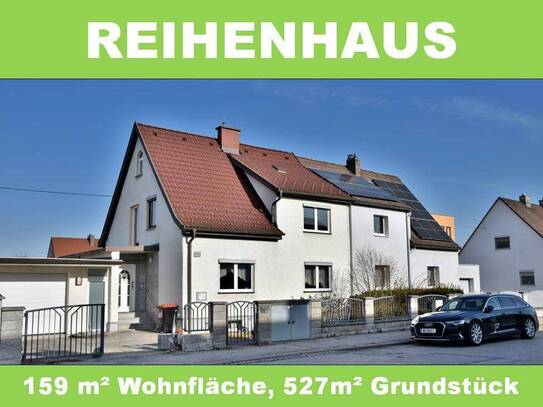 Nettes Reihenhaus mit großem Wintergarten und Garage