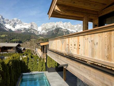 Ski in / Ski out: Neubau Chalets mit Kaiserblick