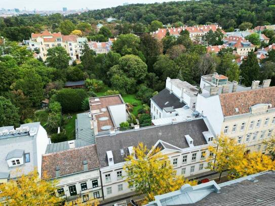 Luxuriöse Dachgeschosswohnung mit über 200m² zzgl. großer Terrasse in Toplage Alt-Hietzing