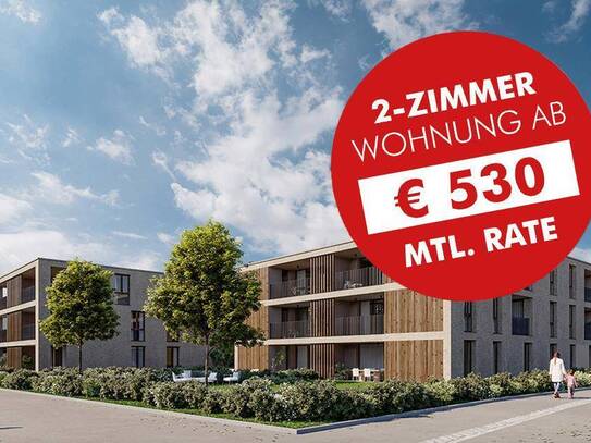 Fixer Baustart Frühjahr 2025: Ruhig wohnen nahe Zentrum: 2-Zimmer Wohnung mit Garten (Top B01)