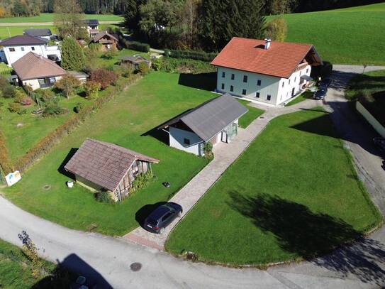 Idyllisches Landhaus mit Einliegerwohnung mit Erdkeller und Ausblick ins Grüne in Rudlberg/Frankenmarkt