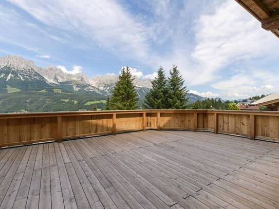 Penthouse-Maisonette mit Kaiserblick direkt an der Skipiste