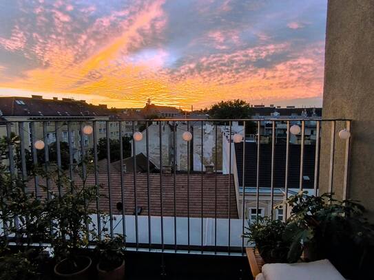 Sehr gut geschnittene 3 Zimmer-Dachgeschosswohnung mit herrlichem Weitblick