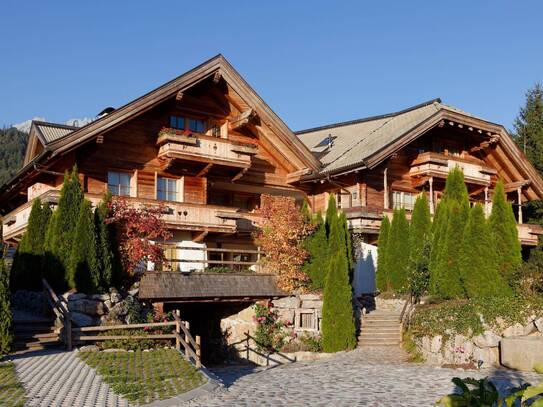 Traumhafte Gartenwohnung im Tiroler Stil in Ruhelage mit Kaiserblick