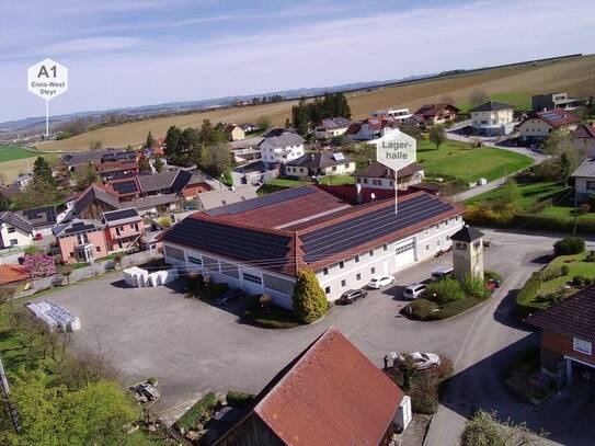 Lagerhalle mit Büro nähe A1 Autobahnanschluss Enns-West