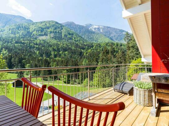 Für Natur- und Bergsportbegeisterte: Modernes Ferienhaus mit Wellnessbereich am Fuße der Petzen