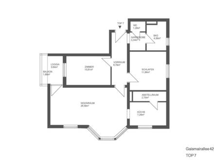 3-Zimmer Wohnung in Radstadt, (teil-)möbliert mit Balkon, Carport und Kellerabteil