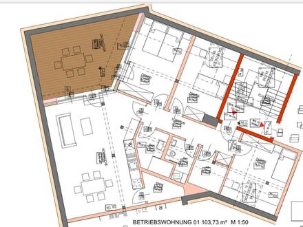 Moderne helle Dachgeschoßwohnung zu mieten in Timelkam