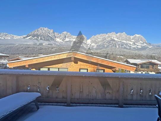 Ski in / Ski out: Neubau Chalets mit Kaiserblick