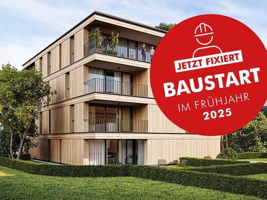 Baustart Frühjahr 2025 fixiert: 2-Zimmer Wohnung in Holz-Hybrid mit Wohnbauförderung (Top B03)