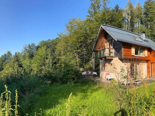 Almhaus in traumhafter Alleinlage mit Panoramablick auf die Stadt Salzburg