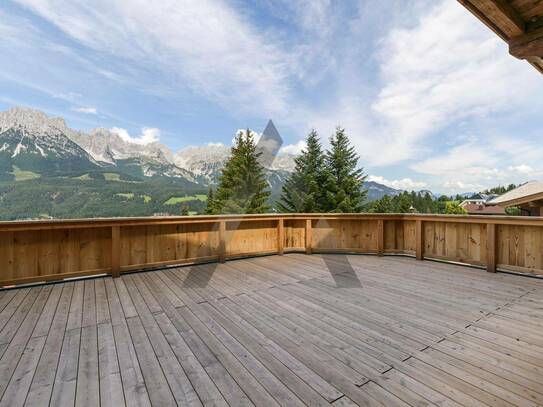 Penthouse-Maisonette mit Kaiserblick direkt an der Skipiste